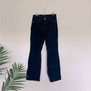 White House Black Market Women's Skinny Flare Blue Jeans